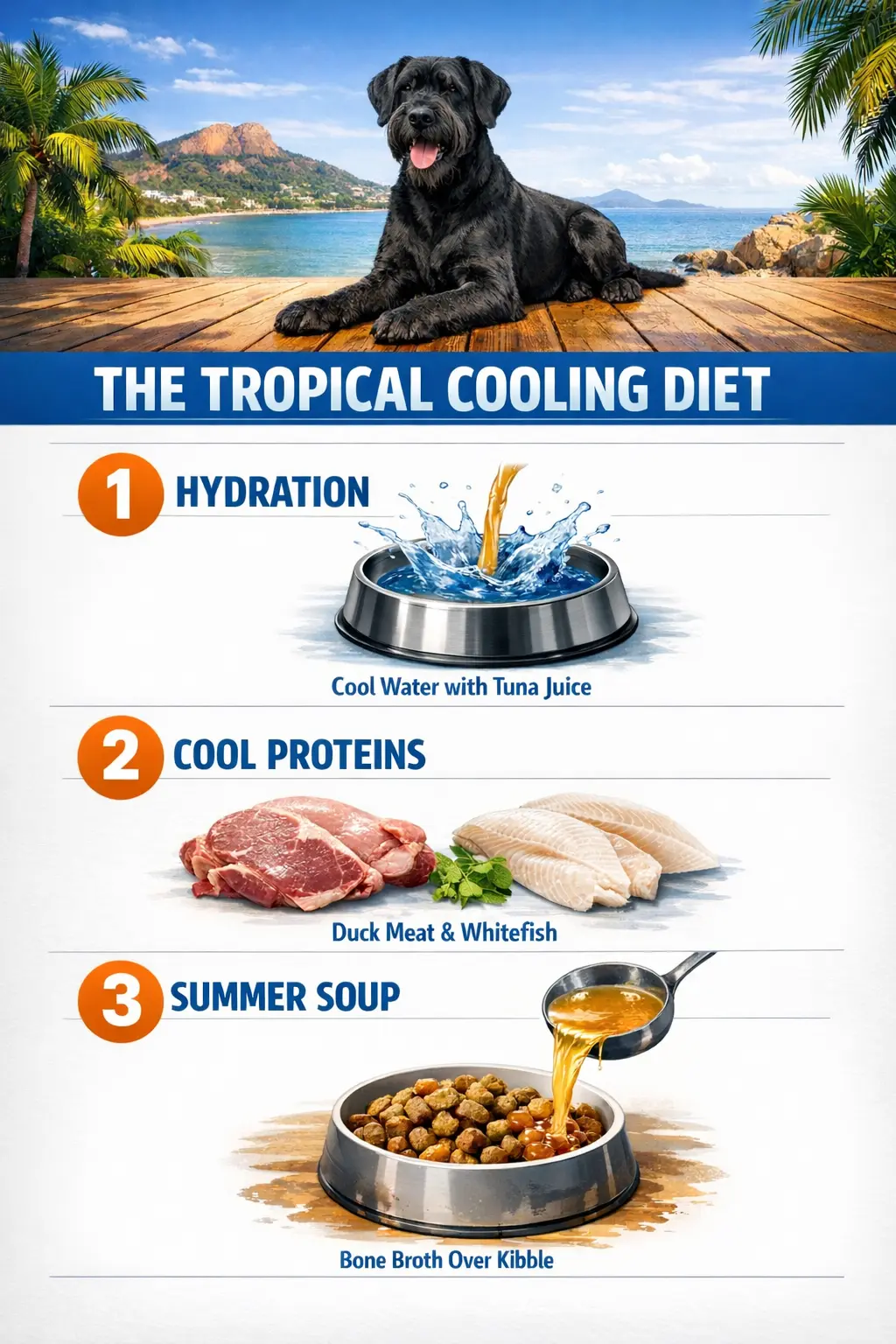 Tropical Cooling Diet for Dogs