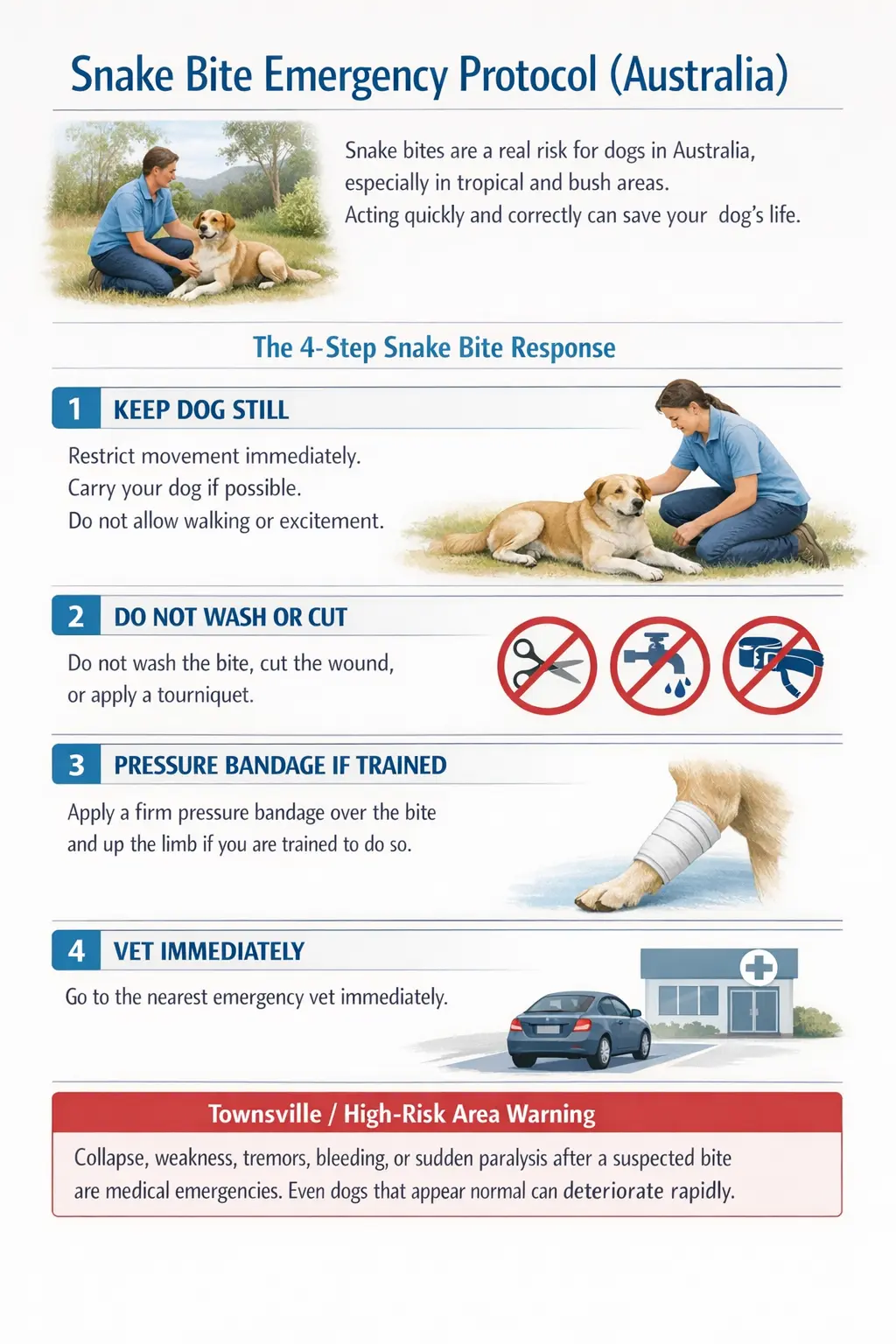 Snake Bite Emergency Protocol (Australia)